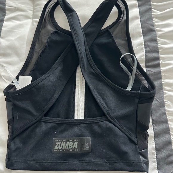Zumba Shimmer Crop Tank New W/O Tags Size XS - Picture 2 of 4